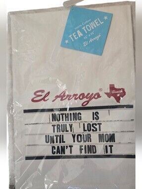 NIP El Arroyo "Truly Lost" Tea Towel